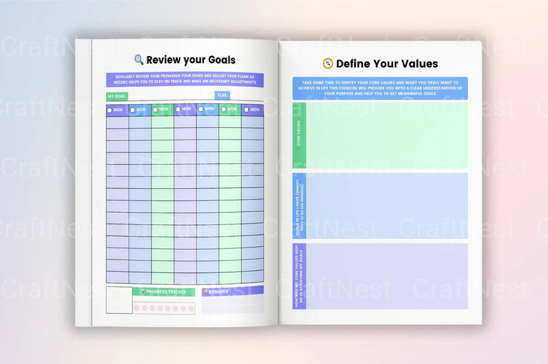 Mental Burnout Recovery Workbook - CraftNest - Digital Crafting and Art