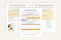 Effective ADHD Time Management Worksheets - CraftNest - Digital Crafting and Art