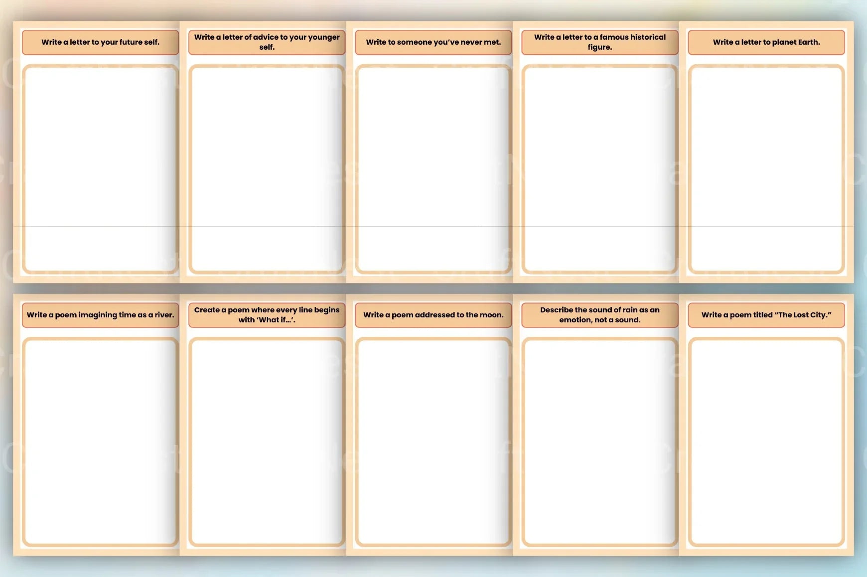 Creative Writing Prompts Book - CraftNest - Digital Crafting and Art