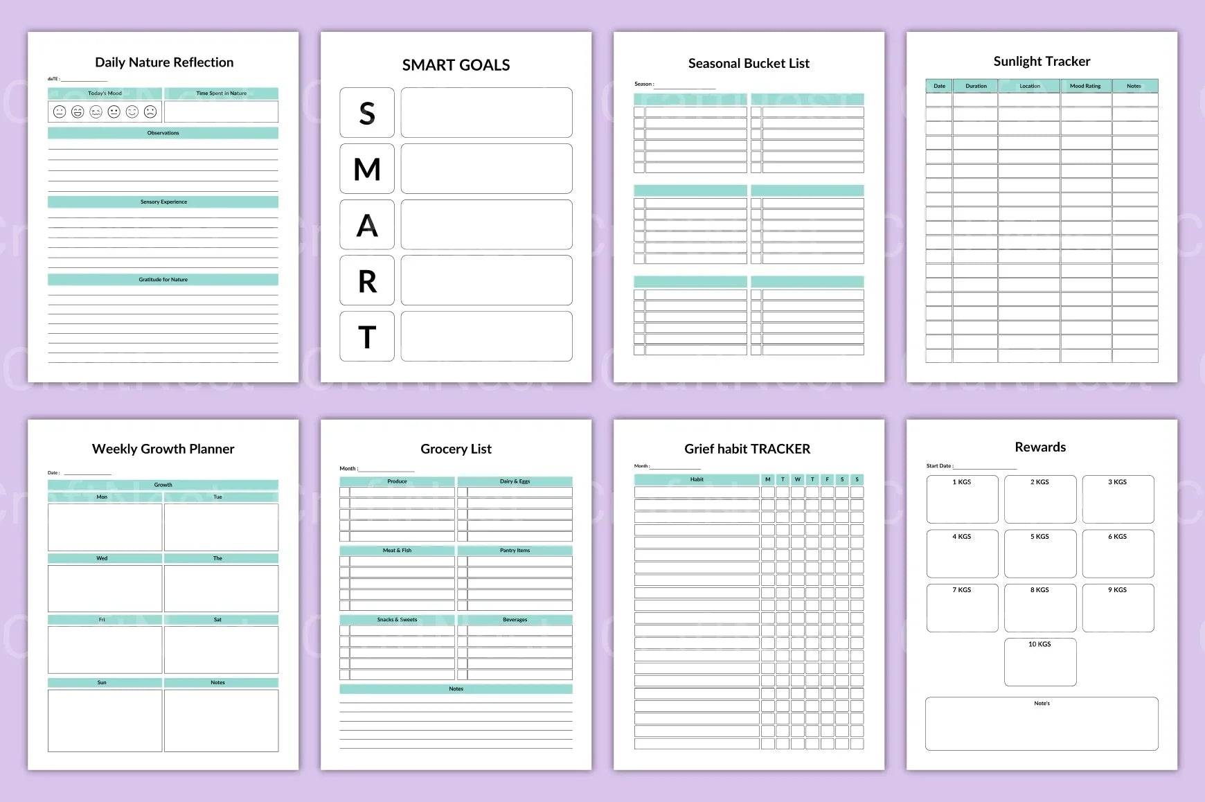 Healing Journey Planner - CraftNest - Digital Crafting and Art