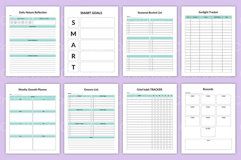 Healing Journey Planner - CraftNest - Digital Crafting and Art