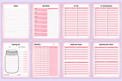Side Hustle Planner for Entrepreneurs - CraftNest - Digital Crafting and Art