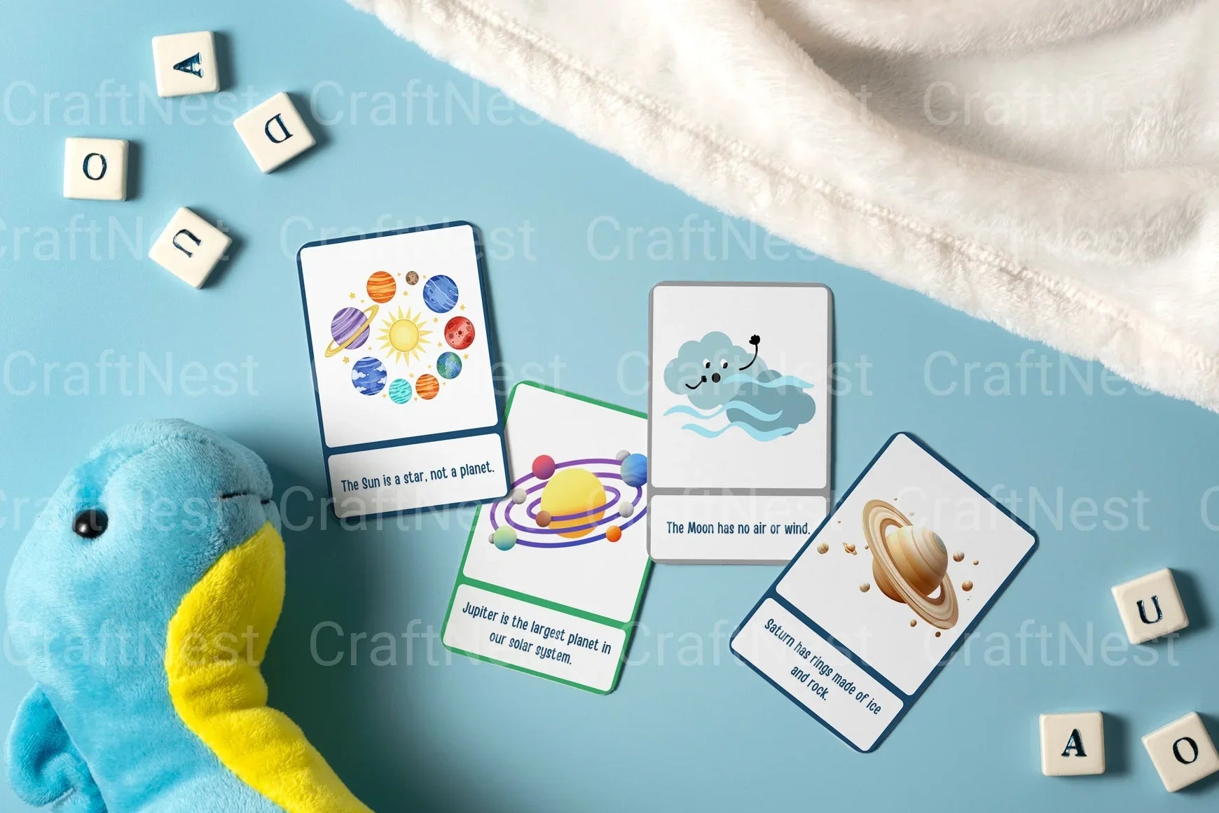 Science Facts for Kids: 100 Flash Cards - CraftNest - Digital Crafting and Art