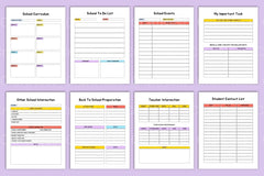 Back to School Planner - CraftNest - Digital Crafting and Art