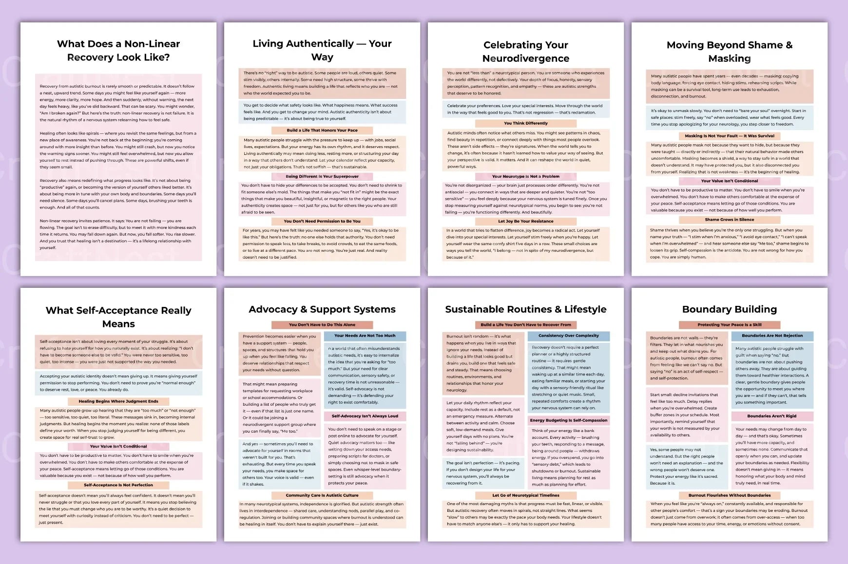 Autistic Burnout Recovery Guide - CraftNest - Digital Crafting and Art