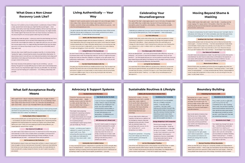 Autistic Burnout Recovery Guide - CraftNest - Digital Crafting and Art