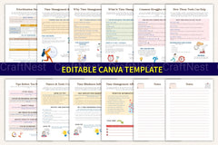 ADHD Time Management Worksheets for Improved Focus - CraftNest - Digital Crafting and Art