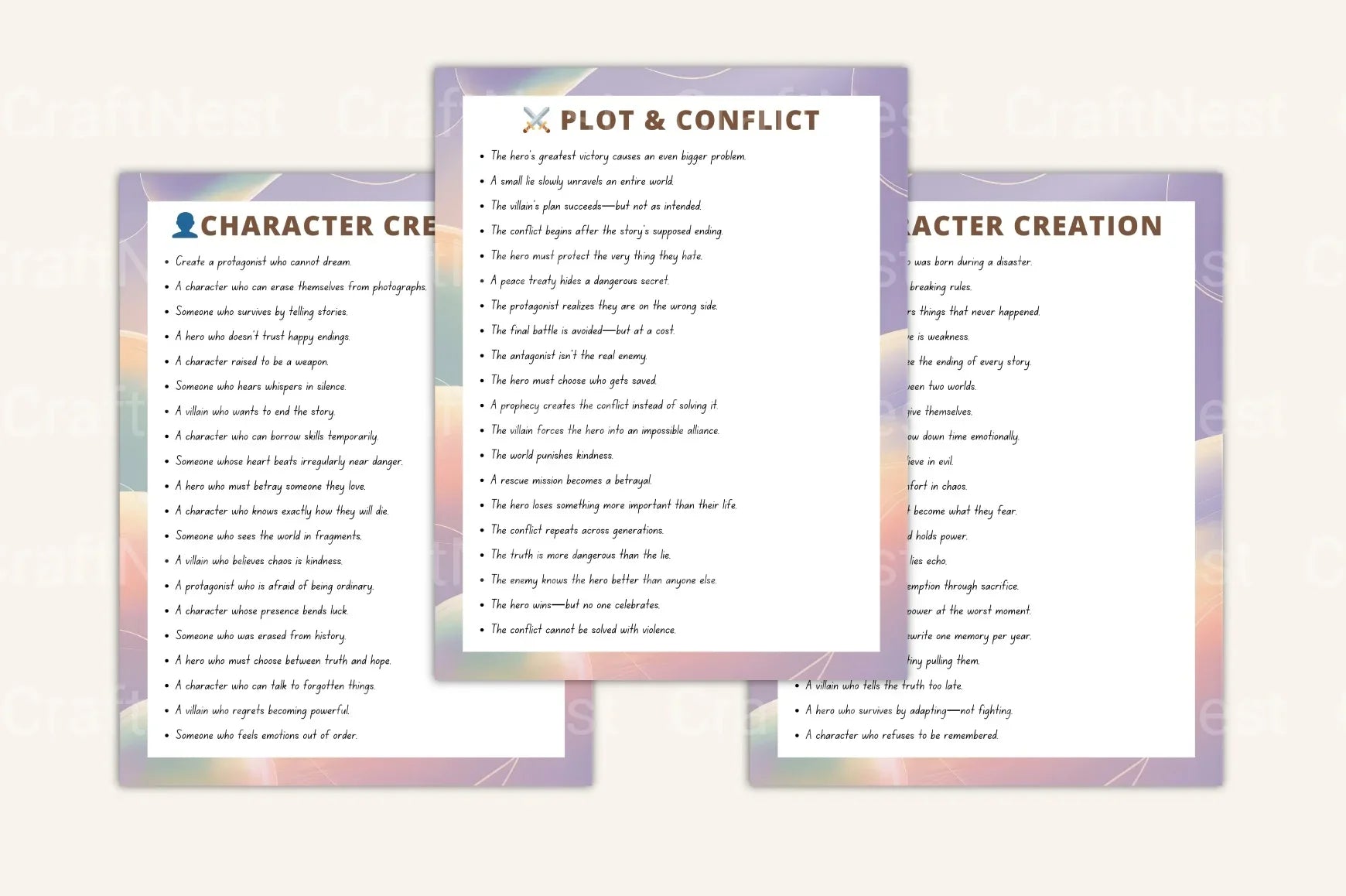 Storytelling Prompt Handbook: Creative Writing Ideas - CraftNest - Digital Crafting and Art