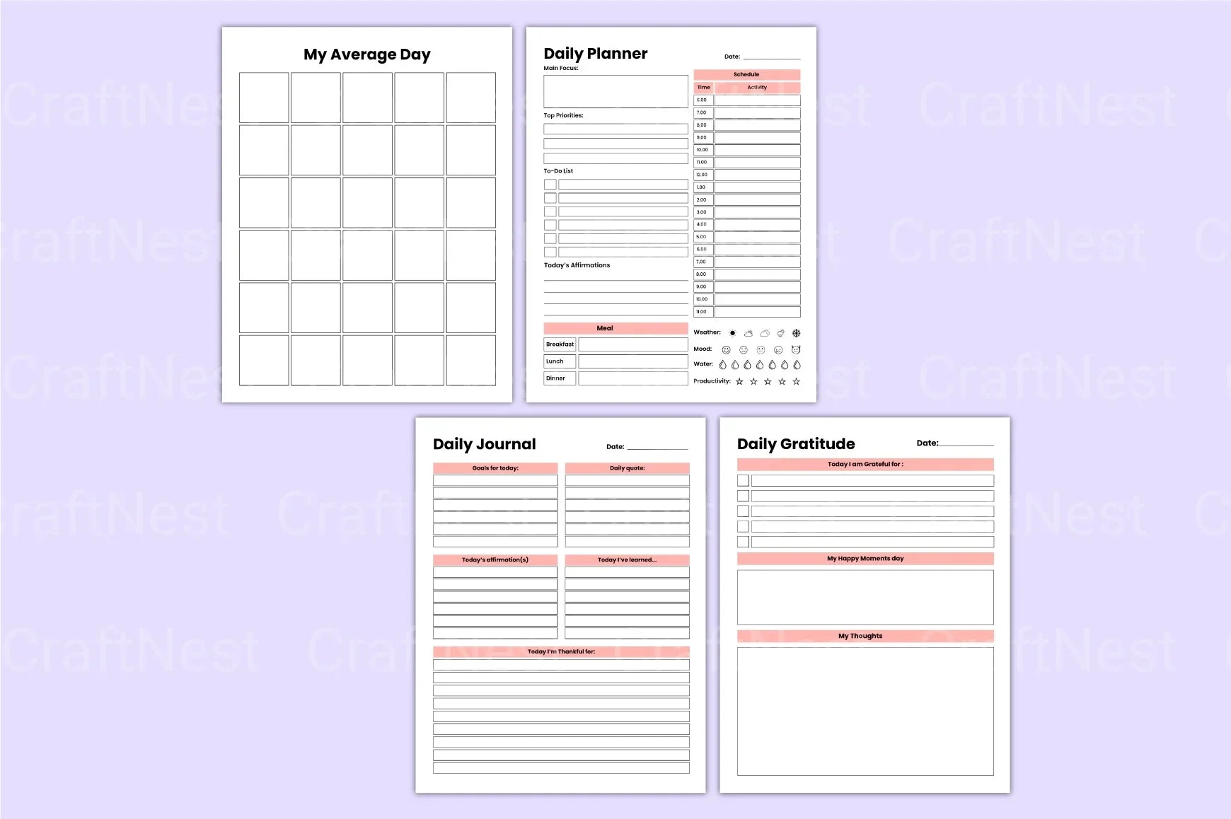 Vision Board Planner 2023 - CraftNest - Digital Crafting and Art