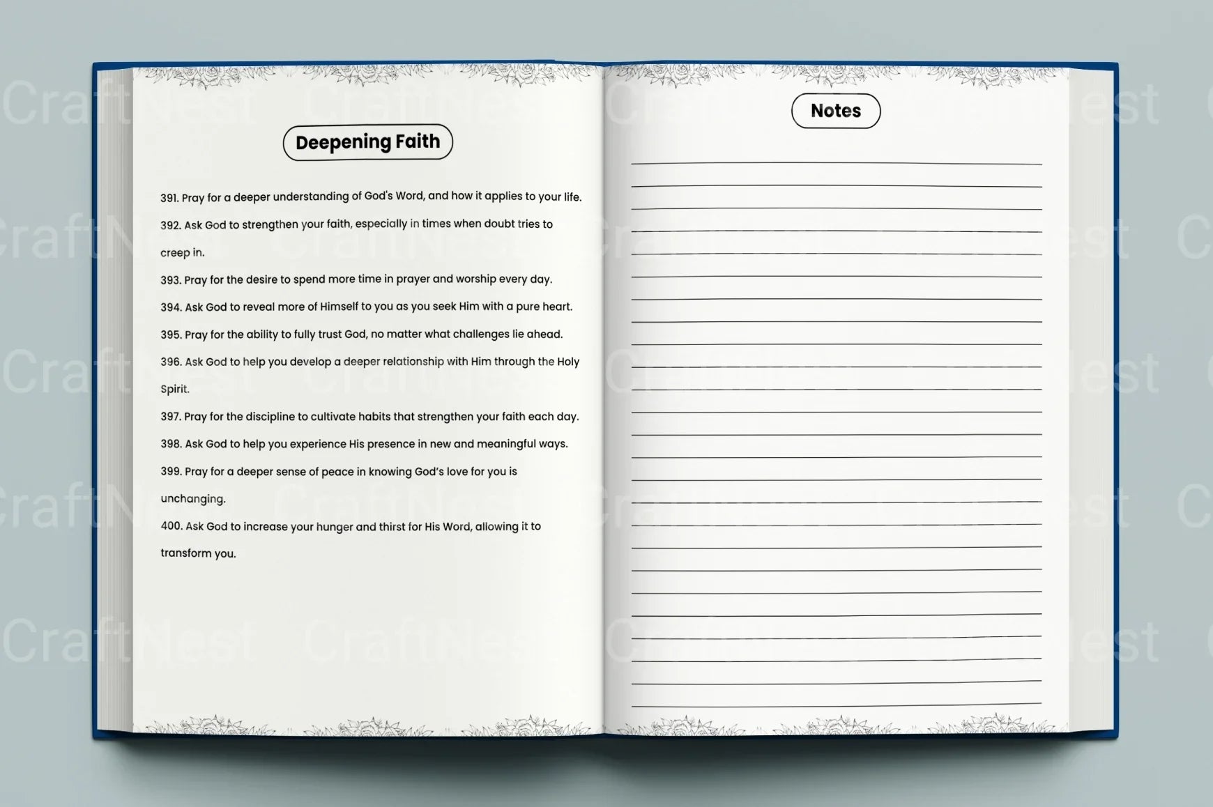 Prayer Prompts Guide for Inspiration - CraftNest - Digital Crafting and Art