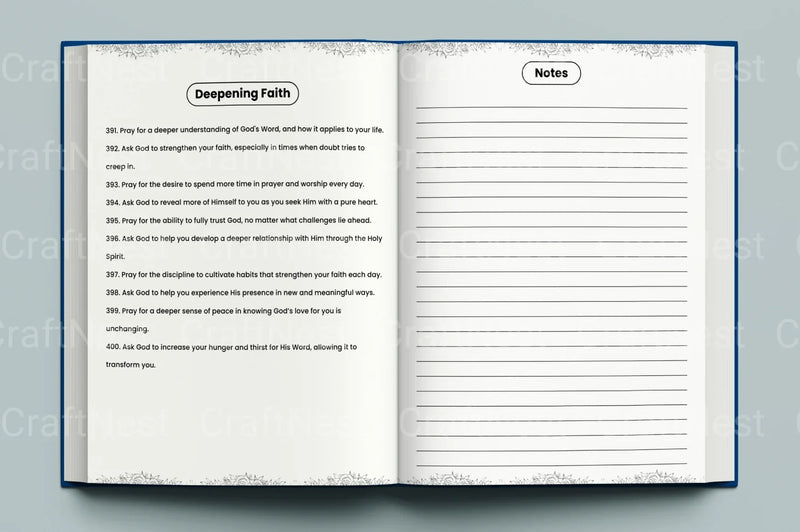 Prayer Prompts Guide for Inspiration - CraftNest - Digital Crafting and Art