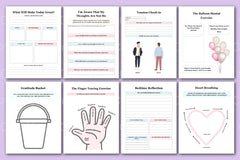 CBT Anxiety Workbook for Effective Stress Management - CraftNest - Digital Crafting and Art