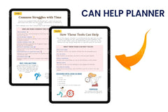 ADHD Time Management Worksheets for Improved Focus - CraftNest - Digital Crafting and Art