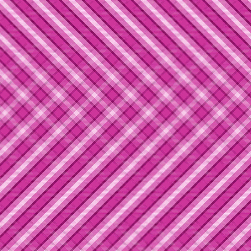 Pink Tartan Seamless Digital Paper - CraftNest - Digital Crafting and Art