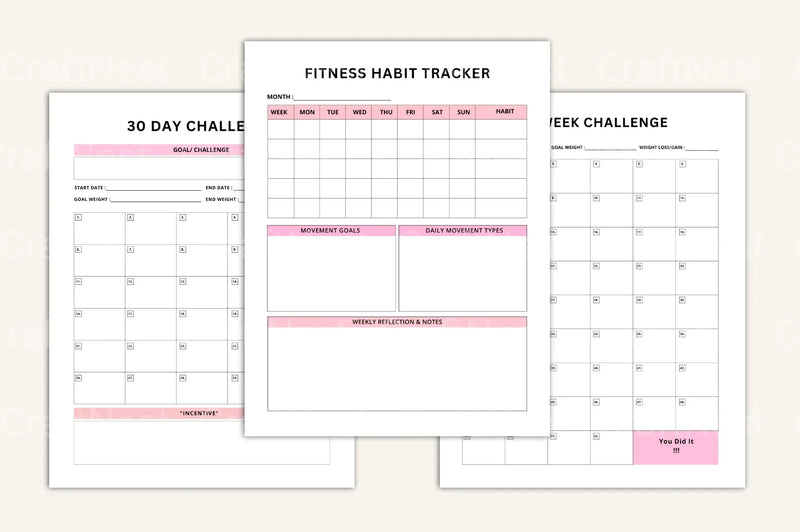 Ultimate Wellness Fitness Guide - CraftNest - Digital Crafting and Art