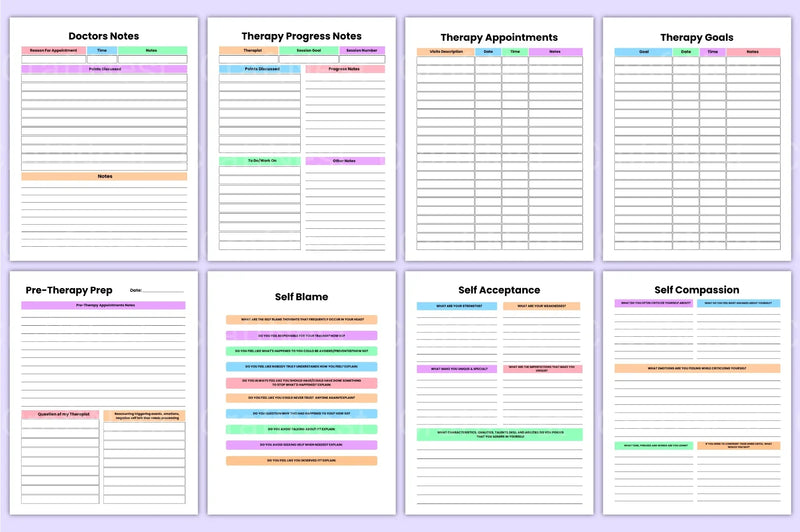 PTSD Trauma Recovery Workbook - CraftNest - Digital Crafting and Art
