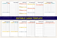 Homeschool Management Binder for Effective Organization - CraftNest - Digital Crafting and Art