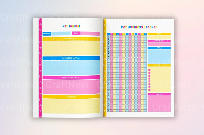 Pet Care Planner: Organize Your Pet's Needs - CraftNest - Digital Crafting and Art