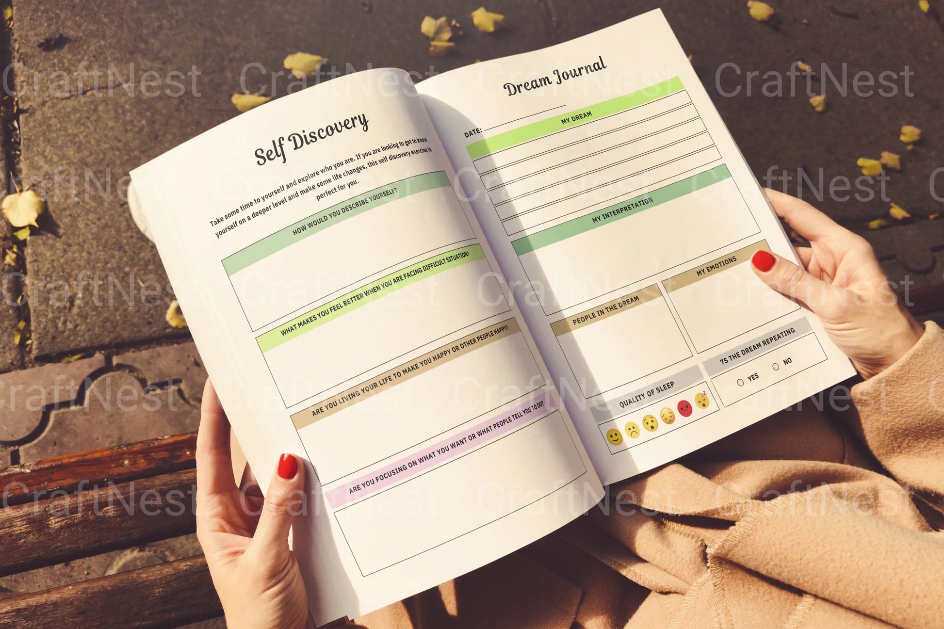 Self Love Workbook for Personal Growth - CraftNest - Digital Crafting and Art