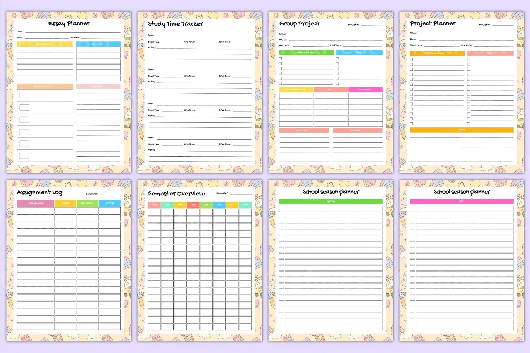 Back to School Planner 2023 - CraftNest - Digital Crafting and Art