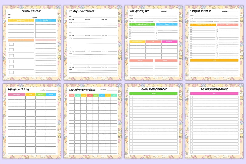 Back to School Planner 2023 - CraftNest - Digital Crafting and Art