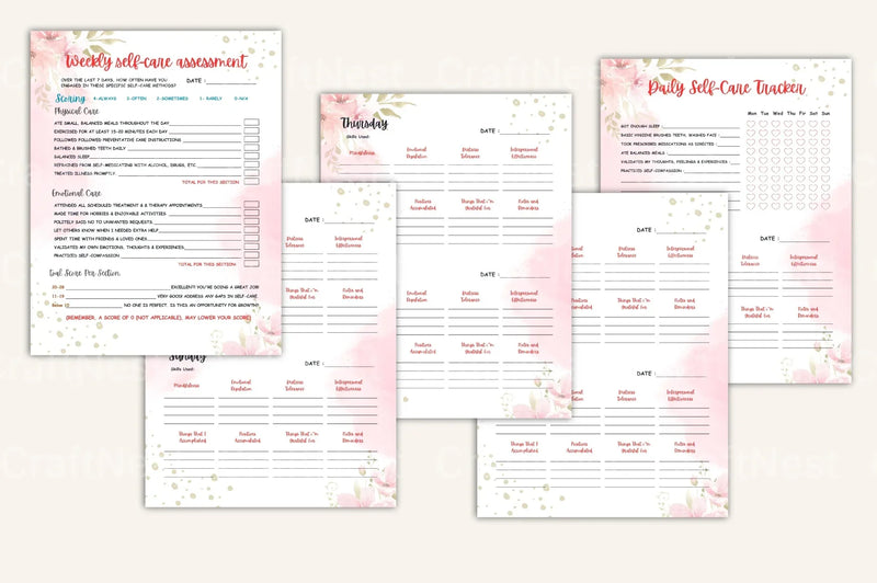 DBT Planner for Effective Therapy Planning - CraftNest - Digital Crafting and Art