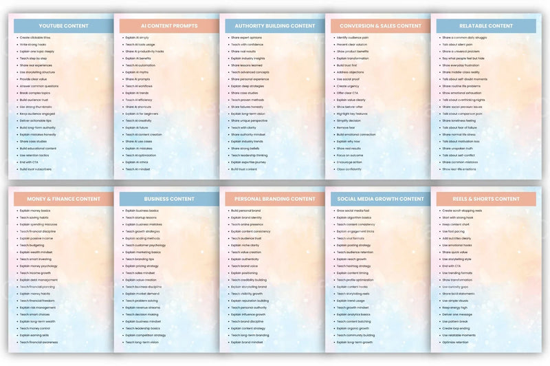 Viral Content Prompt Book for Creative Inspiration - CraftNest - Digital Crafting and Art
