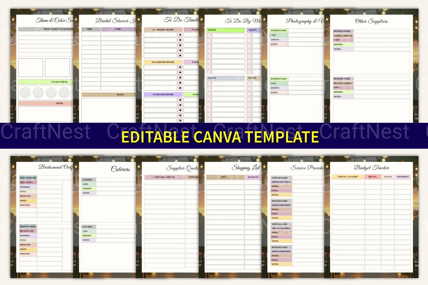 Wedding Planning Companion Guide - CraftNest - Digital Crafting and Art