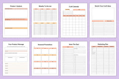 Craft Business Planner Guide - CraftNest - Digital Crafting and Art