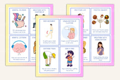 Calming Strategies Coping Skills Cards for Stress Relief - CraftNest - Digital Crafting and Art
