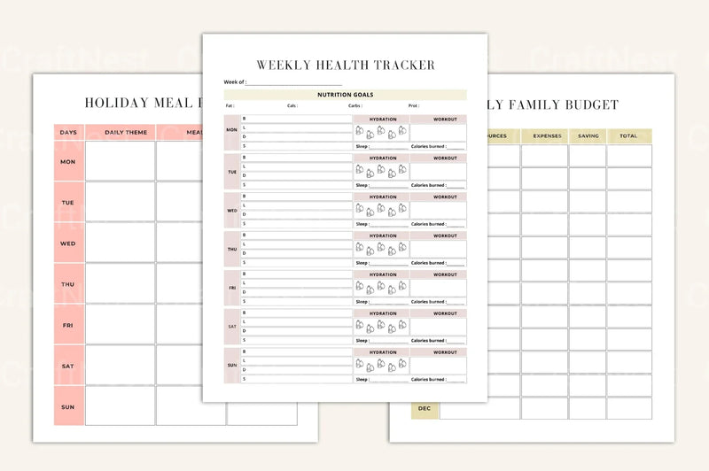 Ultimate House Management Binder for Organization - CraftNest - Digital Crafting and Art