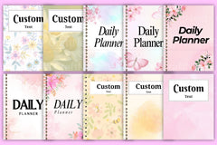 Custom Planner Cover Design - CraftNest - Digital Crafting and Art