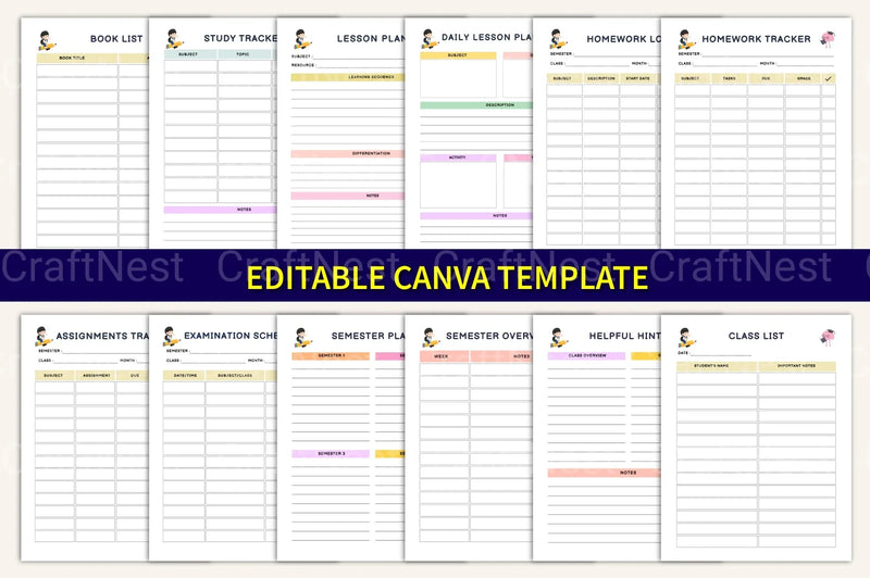 Ultimate Student Life Planner - CraftNest - Digital Crafting and Art