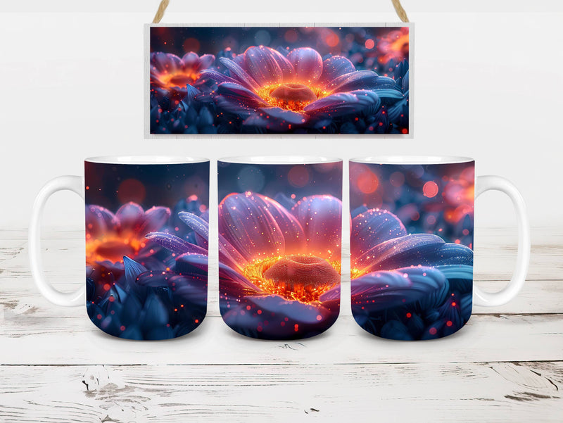 Flower Daisies 4 Mug Wrap - CraftNest