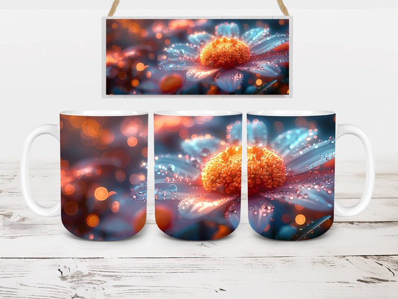 Flower Daisies 4 Mug Wrap - CraftNest