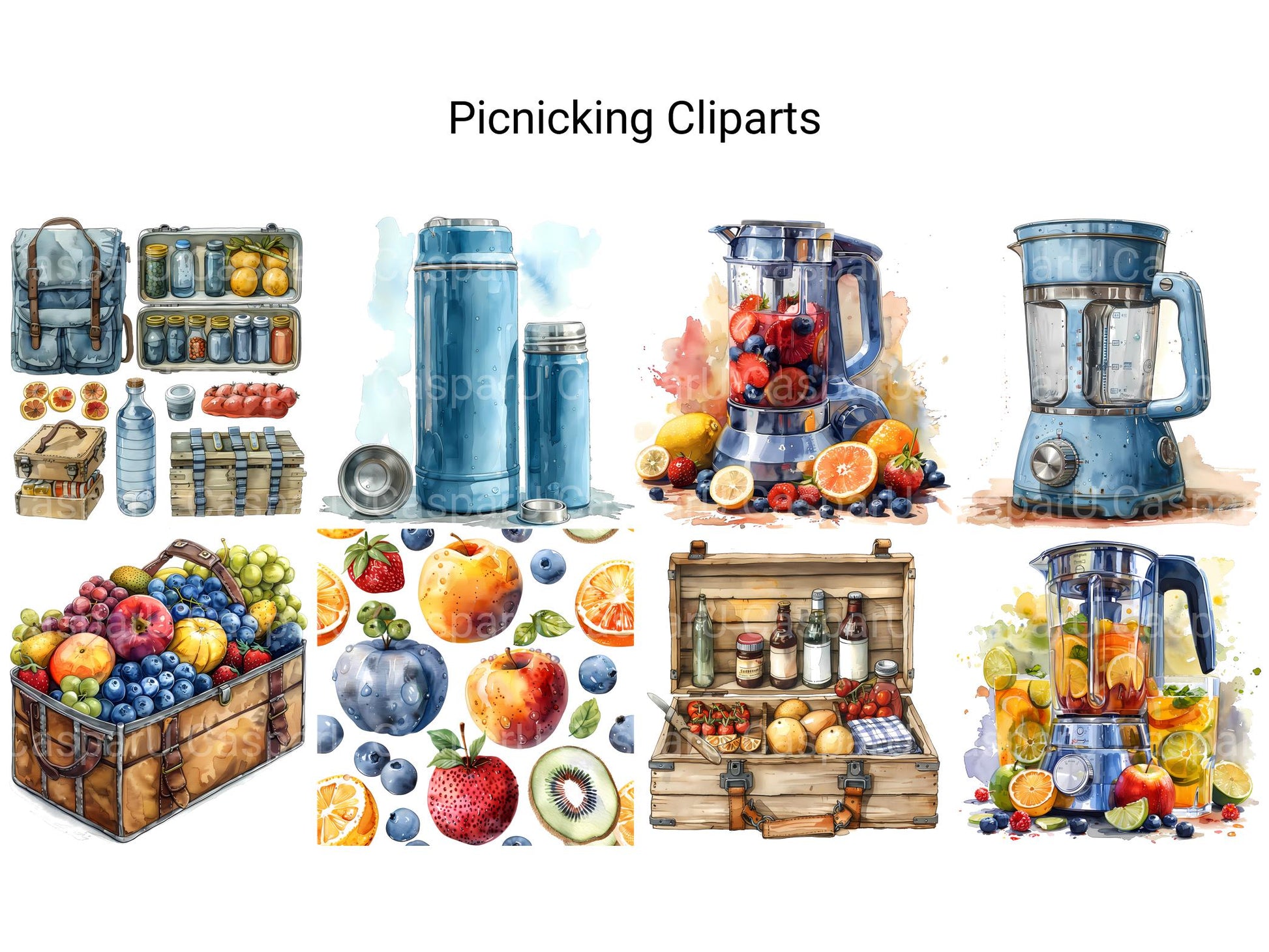 Picnicking Clipart - CraftNest - Digital Crafting and Art