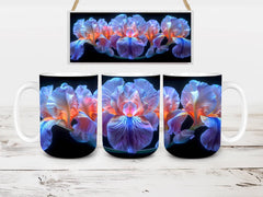 Flower Irises 1 Mug Wrap - CraftNest