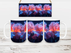 Flower Irises 1 Mug Wrap - CraftNest