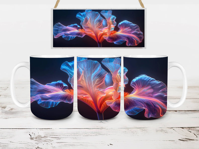 Flower Irises 1 Mug Wrap - CraftNest