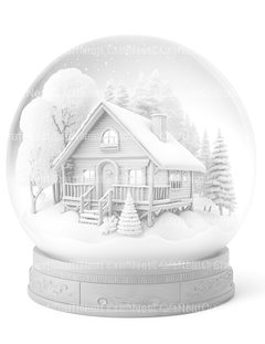 Snowball Cabin Coloring Book - CraftNest - Digital Crafting and Art