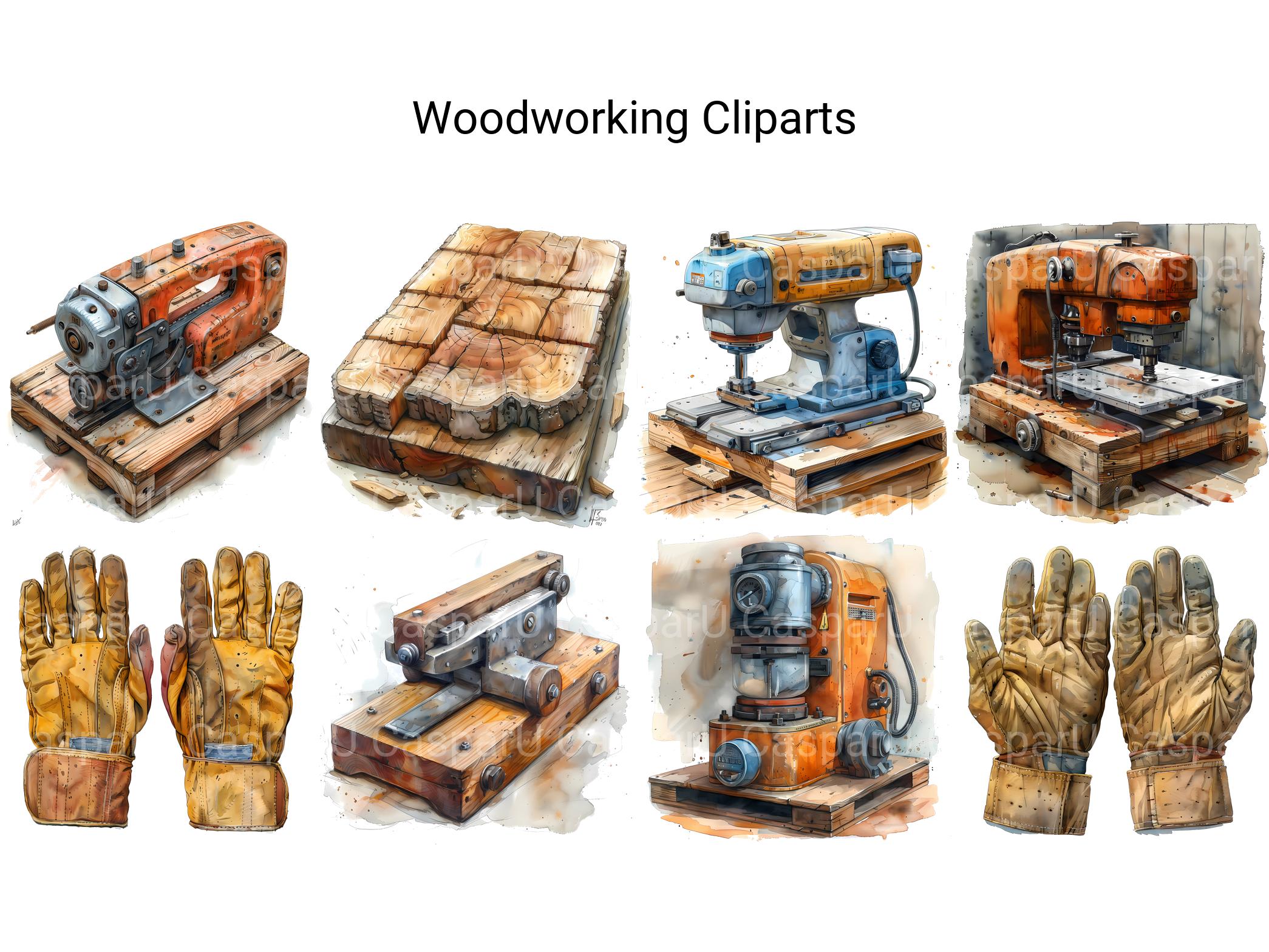 Woodworking Clipart - CraftNest - Digital Crafting and Art