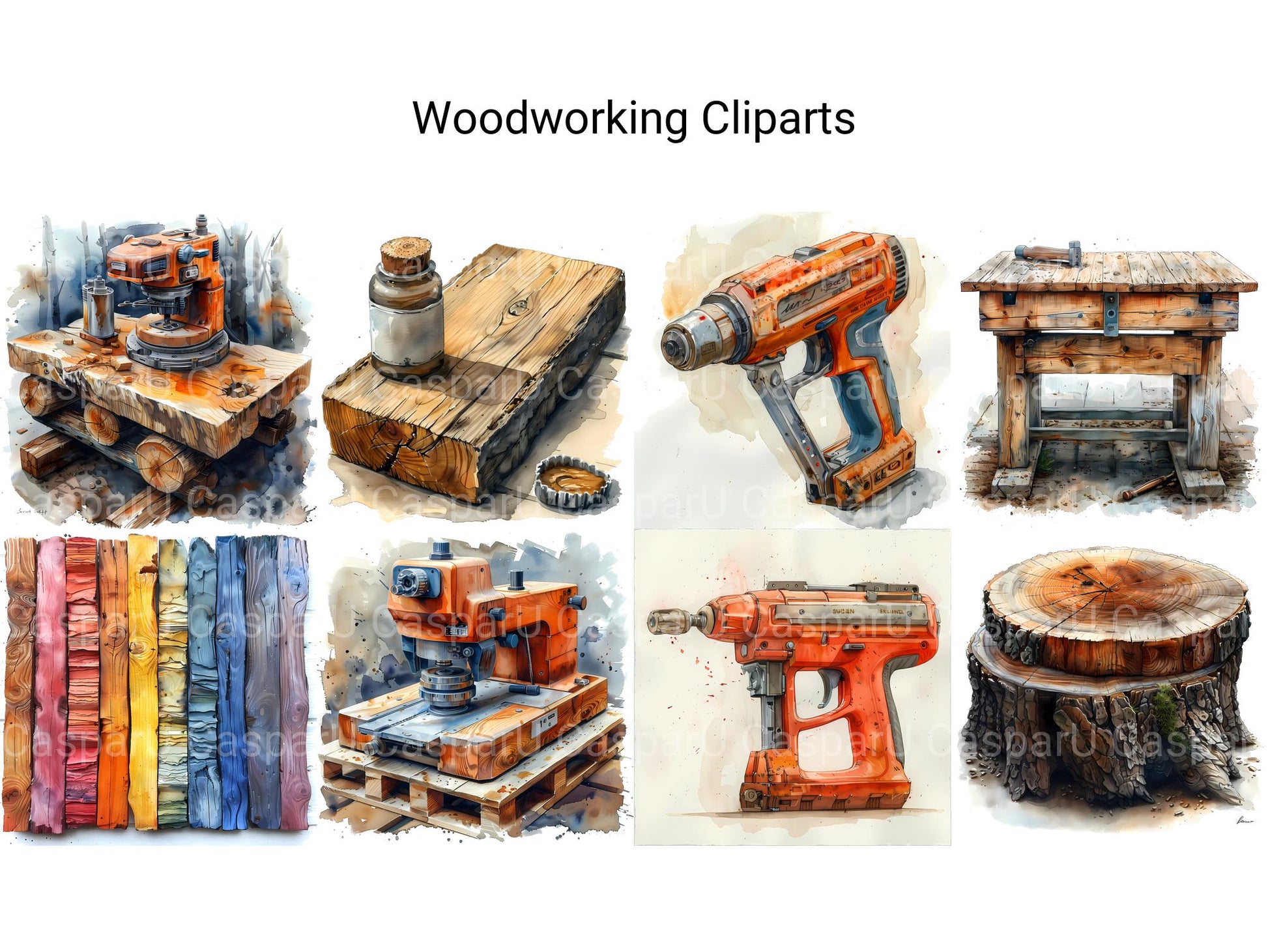 Woodworking Clipart - CraftNest - Digital Crafting and Art