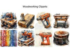 Woodworking Clipart (Test-Don't Buy) - CraftNest - Digital Crafting and Art