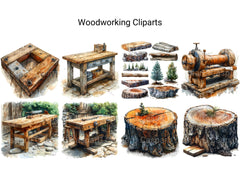 Woodworking Clipart (Test-Don't Buy) - CraftNest - Digital Crafting and Art