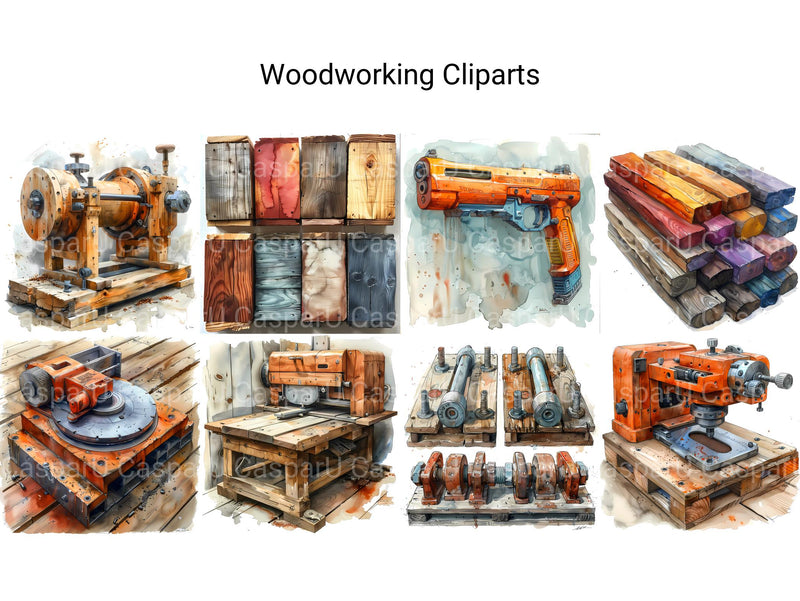 Woodworking Clipart - CraftNest - Digital Crafting and Art