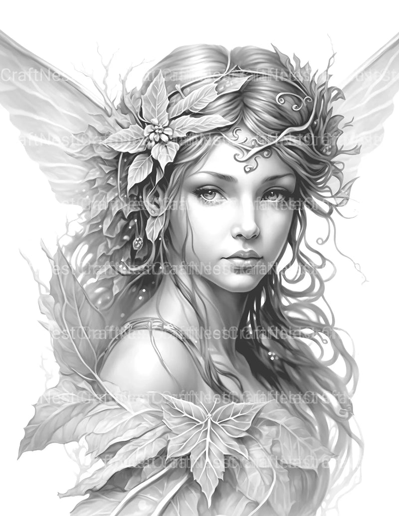 Fairy Beauties Coloring Book - CraftNest - Digital Crafting and Art