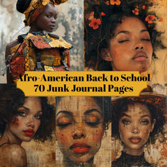 Afro American Back To School - CraftNest - Digital Crafting and Art