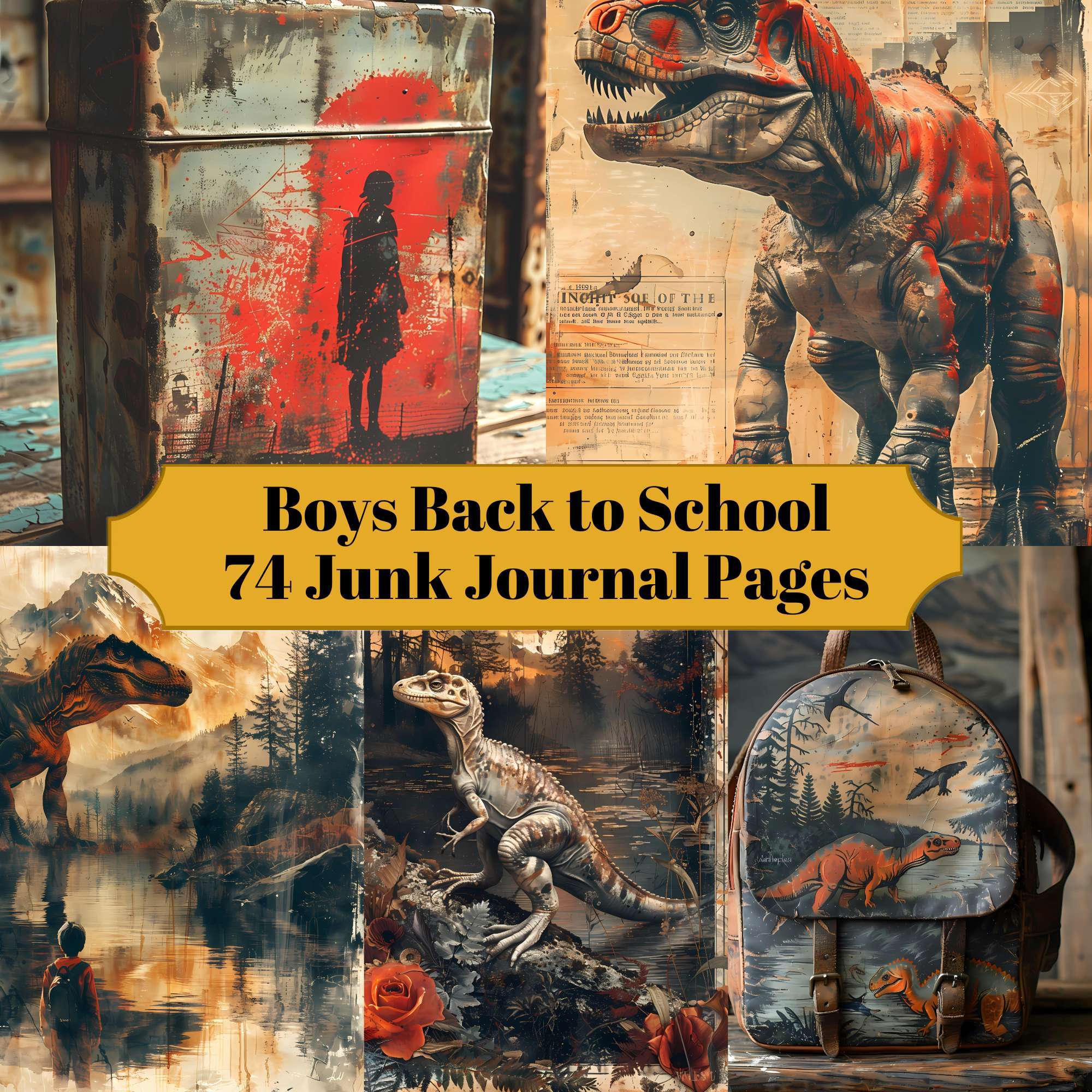 Boys Back To School - CraftNest - Digital Crafting and Art