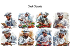 Chef Clipart - CraftNest - Digital Crafting and Art