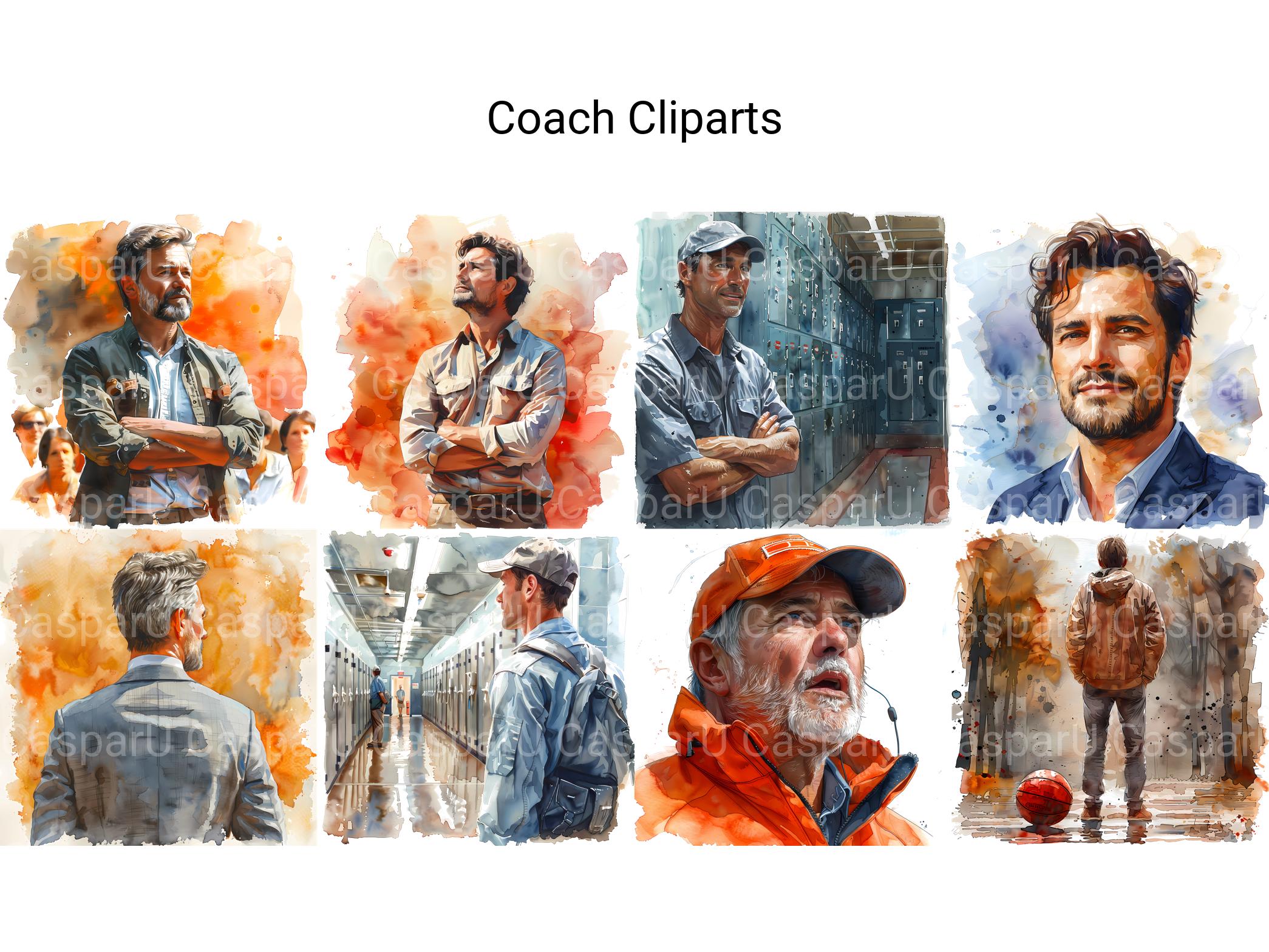 Coach Clipart - CraftNest - Digital Crafting and Art